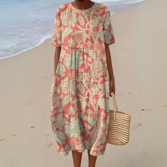 Alice | Vintage-Blumenkleid mit femininer Silhouette