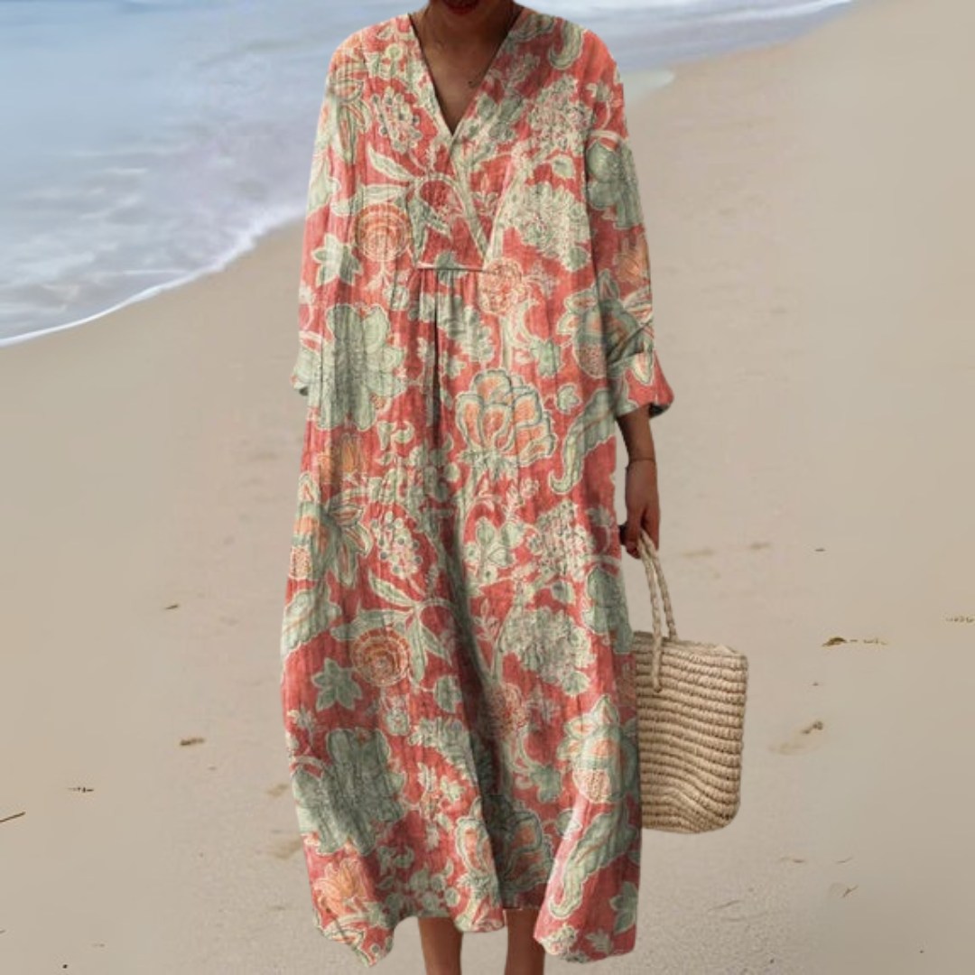 Alice | Vintage-Blumenkleid mit femininer Silhouette