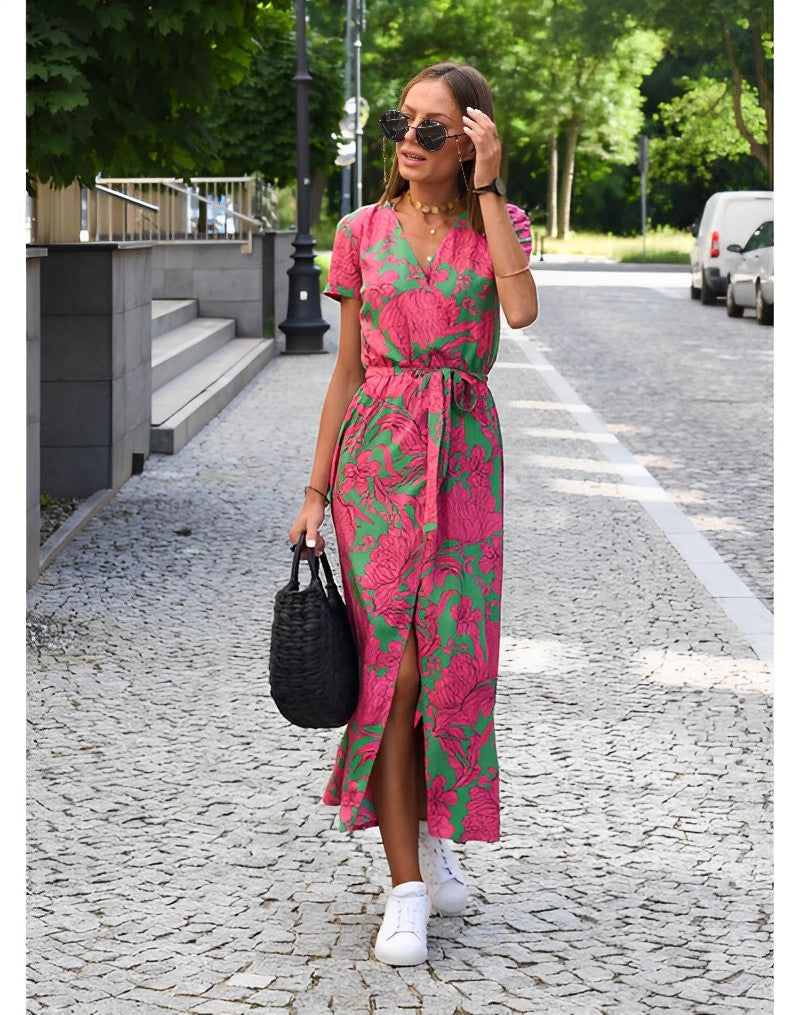Luisa | Blumenprint-Sommerkleid mit femininer Ausstrahlung