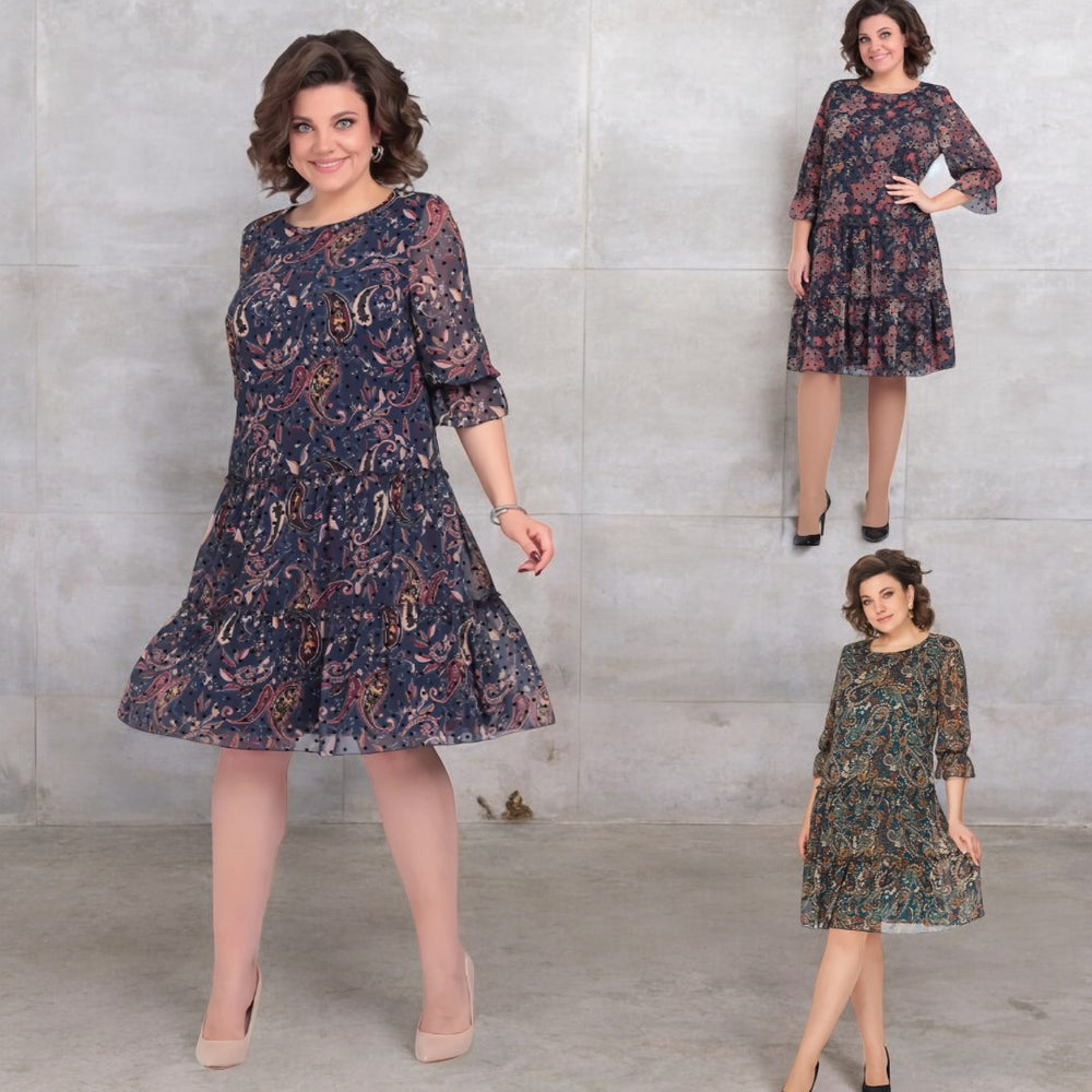 Lena | Neues Frühlingskleid mit Druck