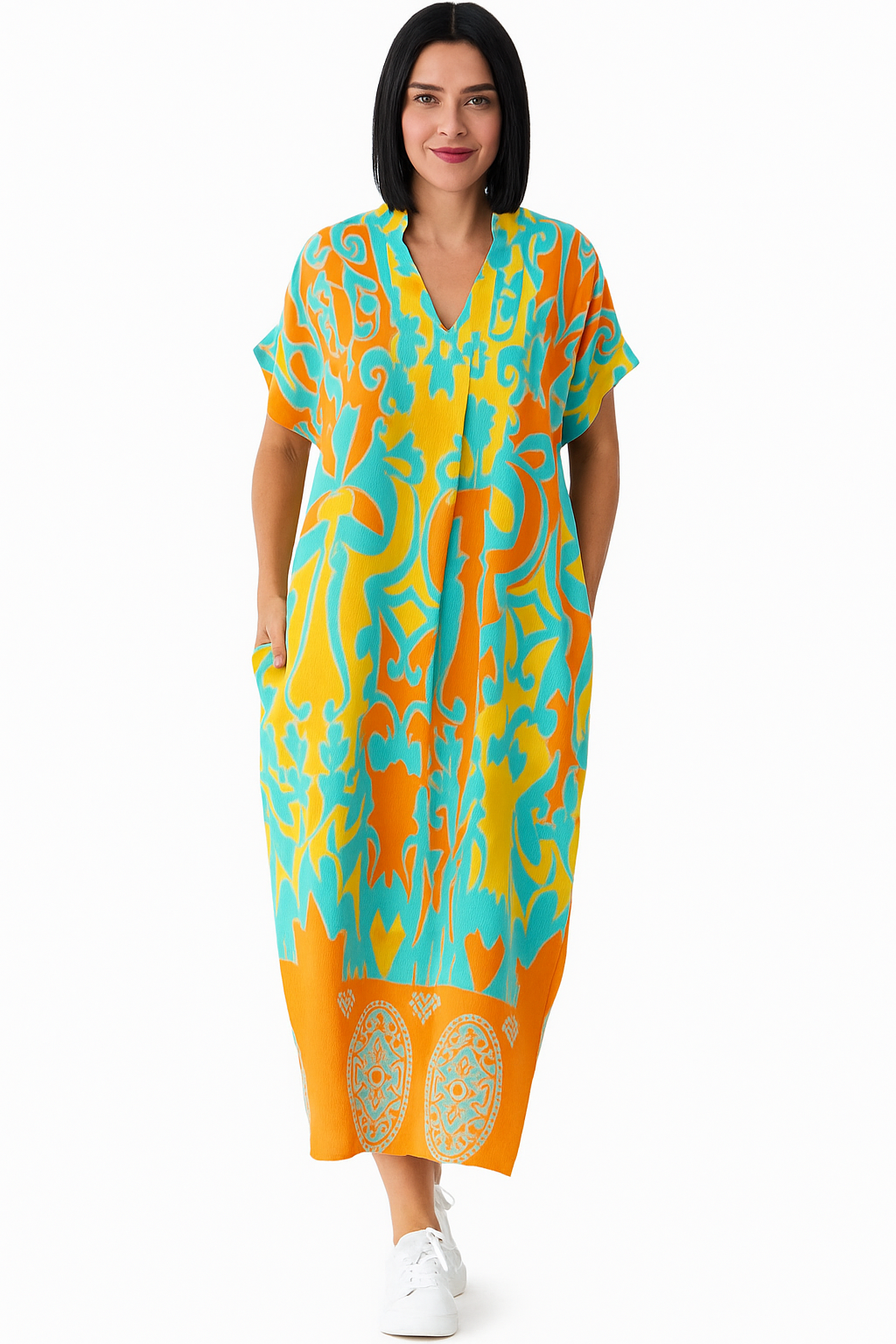 Elena | Elegantes Blumenkleid mit femininer Ausstrahlung