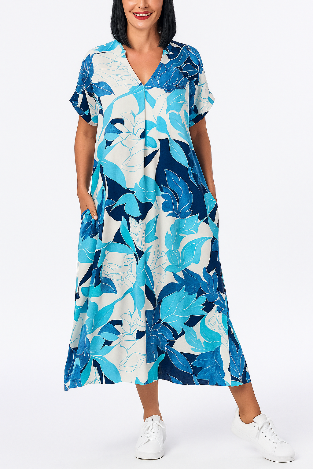 Elena | Elegantes Blumenkleid mit femininer Ausstrahlung