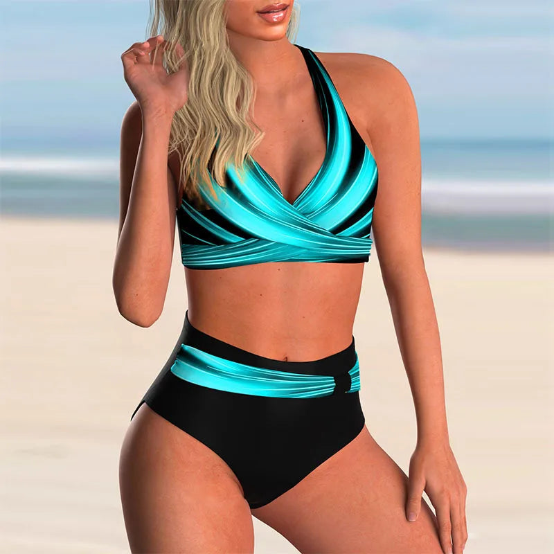 Grete | Bikini-Set mit Push-Up und High-Waist-Design