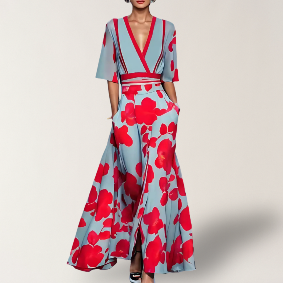 Cornelia | Elegante Sommerrobe mit fließendem Schnitt