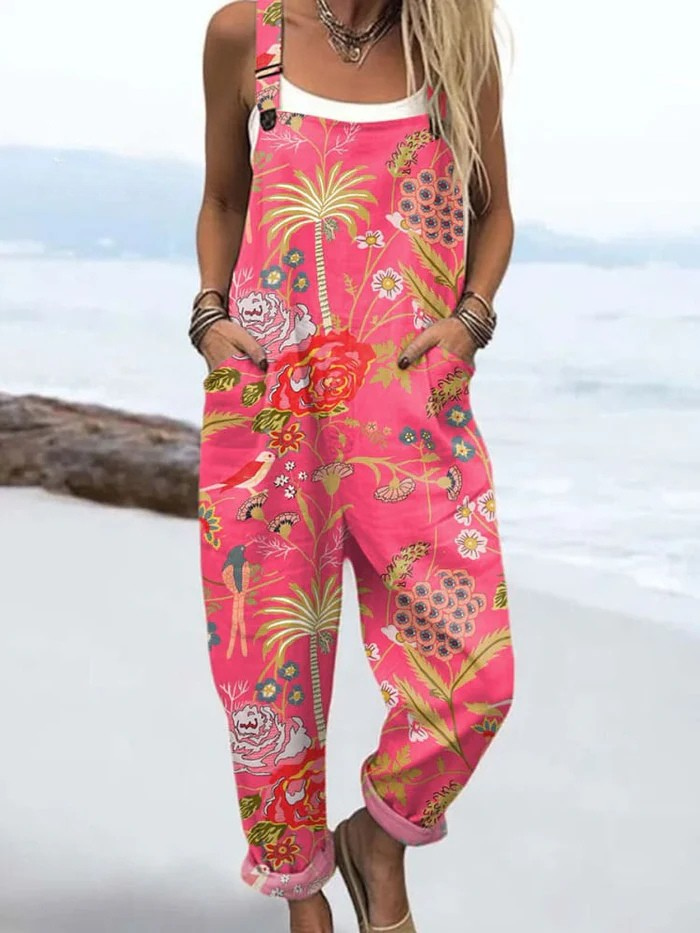 Heike | Legere Sommer-Overall mit weitem Bein