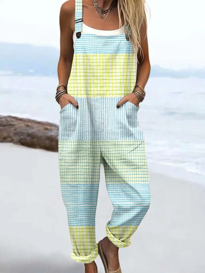 Anke | Luftige Vintage-Jumpsuit mit lockerer Silhouette