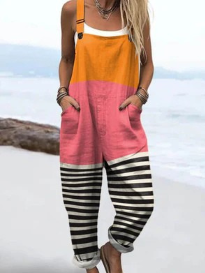 Bettina | Luftige Jumpsuit mit weitem Bein