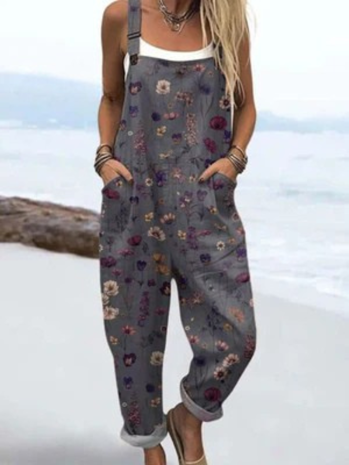 Cornelia | Luftige Vintage-Jumpsuit mit lockerem Schnitt