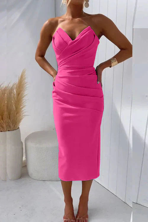 Clara | Elegantes Abendkleid mit Rückenfreiheit