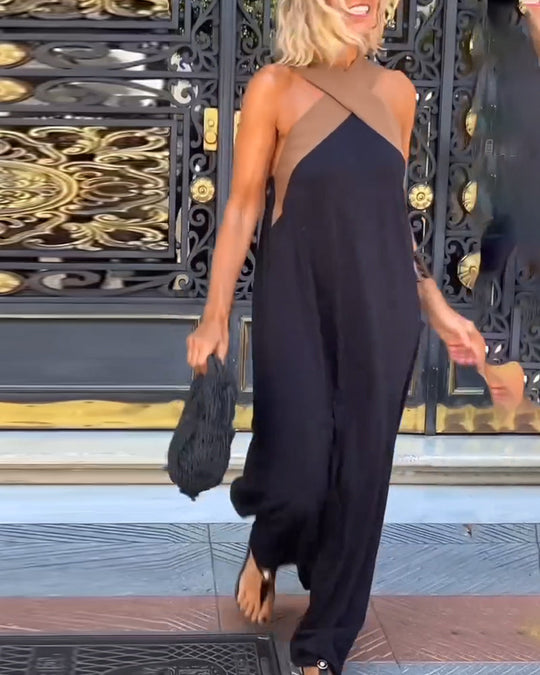 Sienna | Elegantes Kleid mit Rückenausschnitt und Wickelkragen