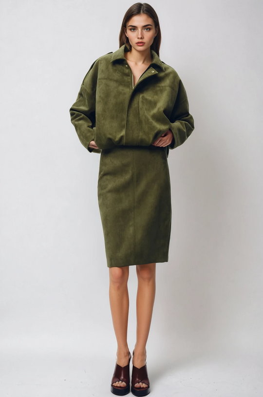 Sofia | Elegante Wildlederjacke für einen stilvollen Look