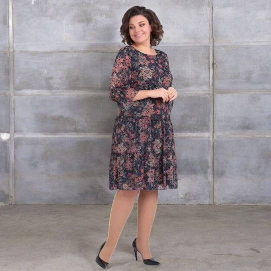 Lena | Neues Frühlingskleid mit Druck