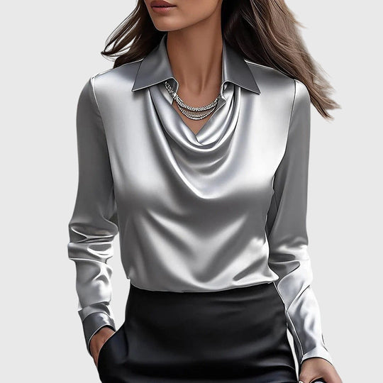 Veronika | Elegante Bluse mit fließendem Design