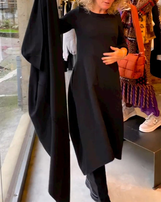 Clara | Elegantes Midikleid mit praktischen Taschen