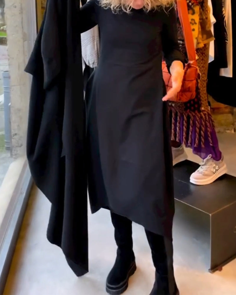 Clara | Elegantes Midikleid mit praktischen Taschen