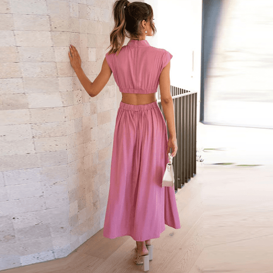 Rebecca | Elegantes langes Kleid mit fließender Silhouette