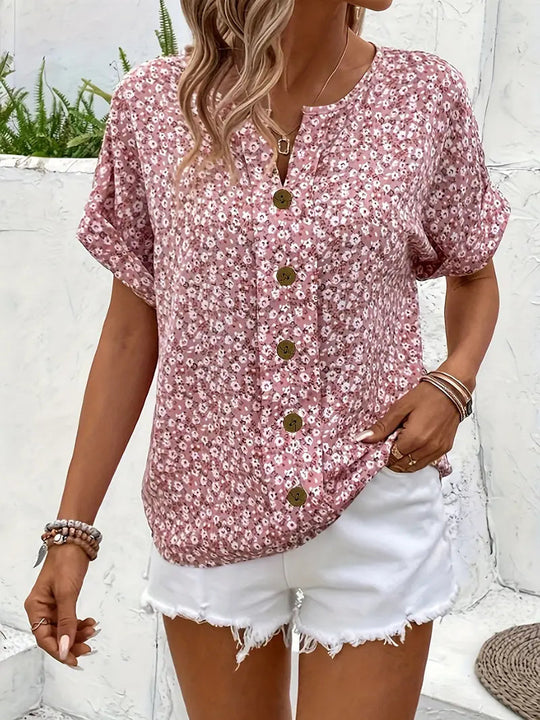 Jelena | Luftiges Blumen-Top für Frühling & Sommer