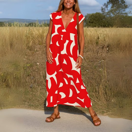 Daniela | Luftiges Sommerkleid mit schmeichelnder Silhouette