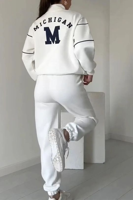 Janine | Damen Zwei-Teile-Set mit langen Ärmeln