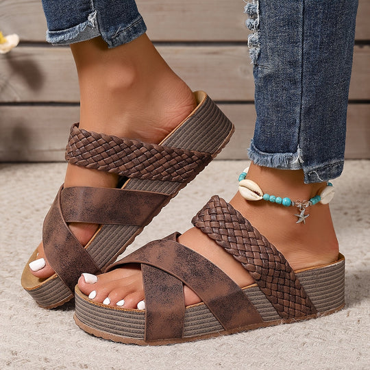 Martine | Orthopädische Ledersandalen mit stilvollem Komfort