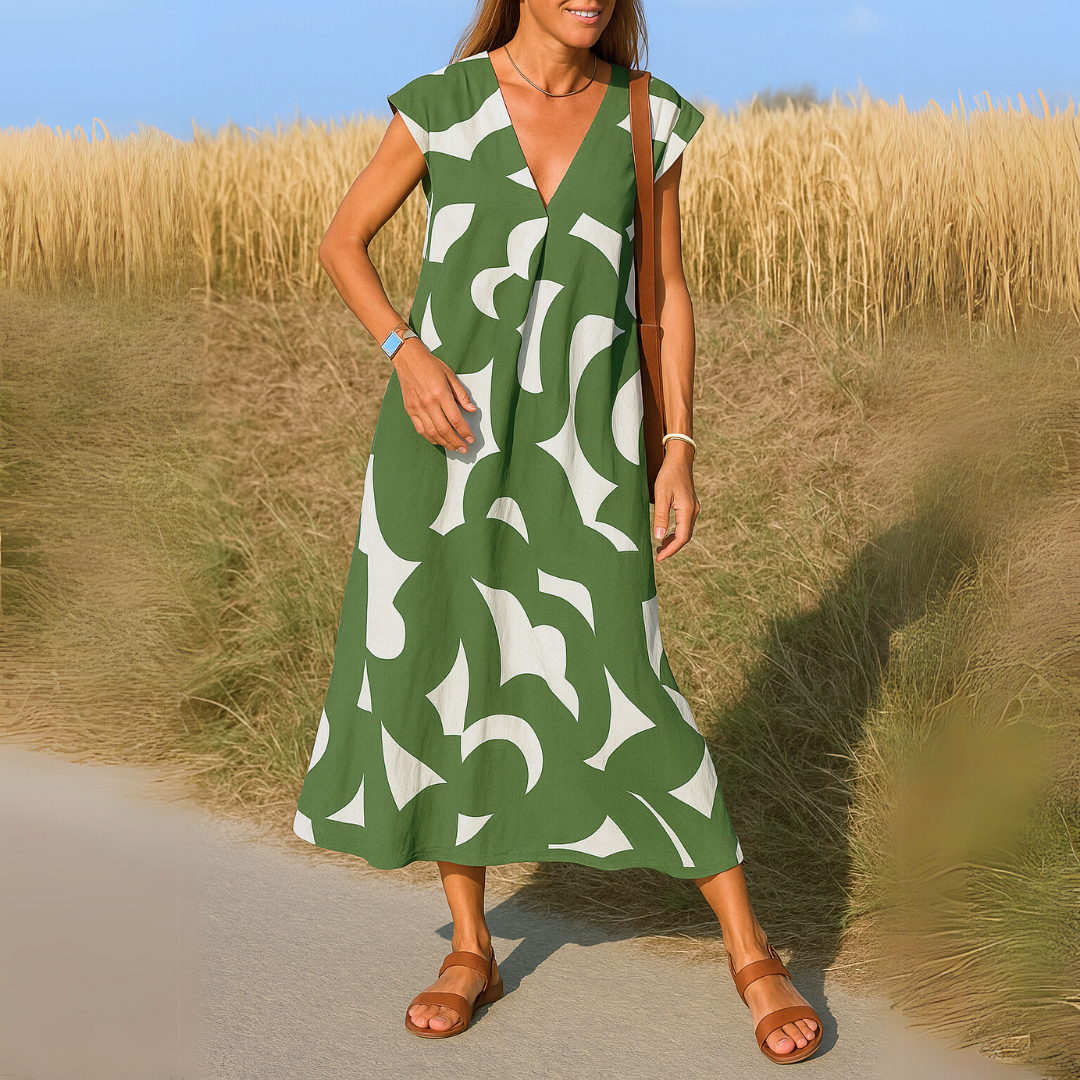 Daniela | Luftiges Sommerkleid mit schmeichelnder Silhouette