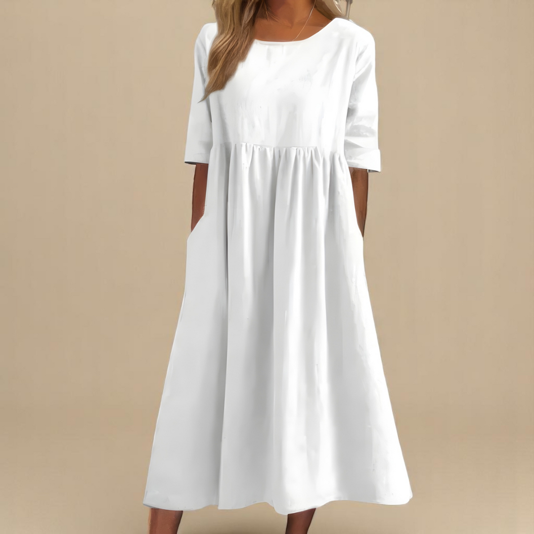 Minea | Luftiges Sommerkleid mit fließender Passform