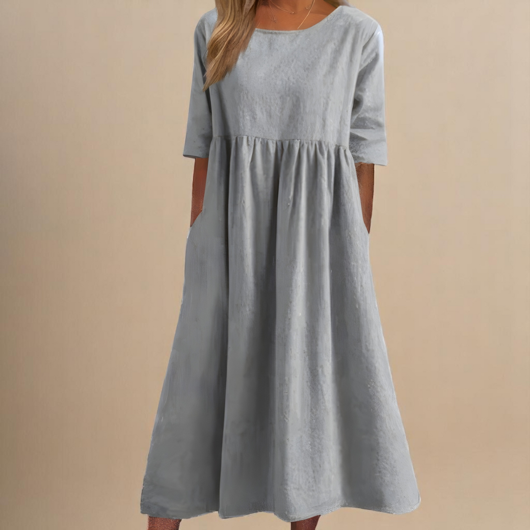 Minea | Luftiges Sommerkleid mit fließender Passform