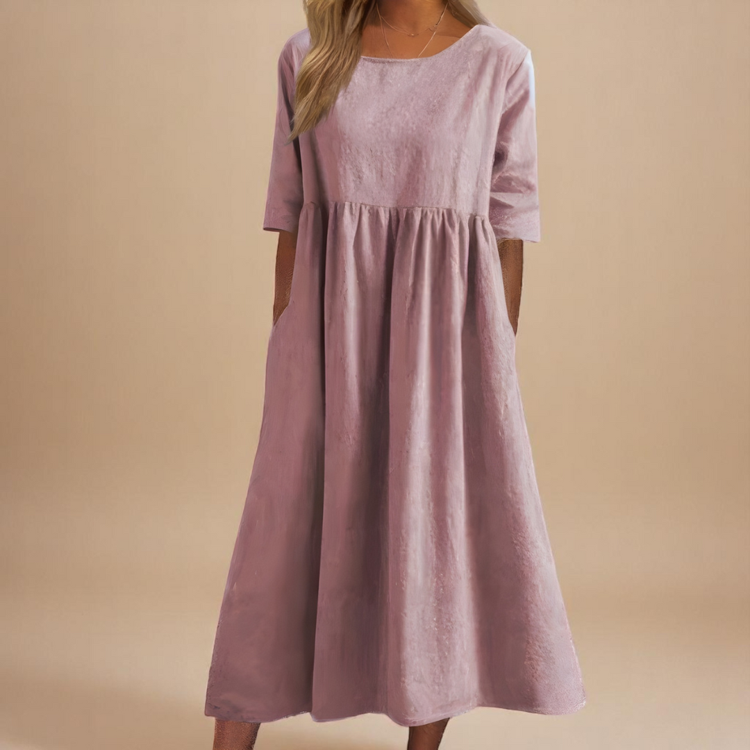 Minea | Luftiges Sommerkleid mit fließender Passform