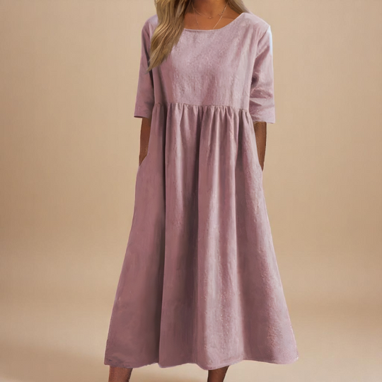 Minea | Luftiges Sommerkleid mit fließender Passform