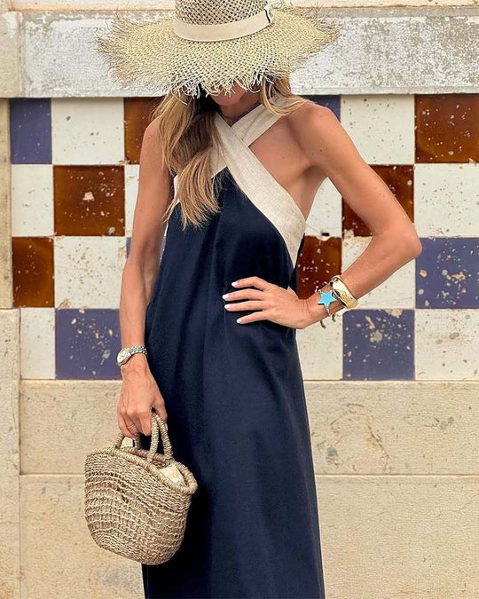 Evi | Feminines Kleid mit offenem Rücken für besondere Anlässe