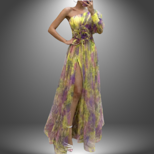 Nana | Fließendes Damenkleid im kunsthandwerklichen Stil