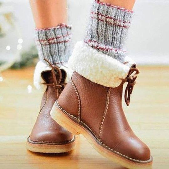 Sofia | Wasserdichte Stiefel mit Wollfutter