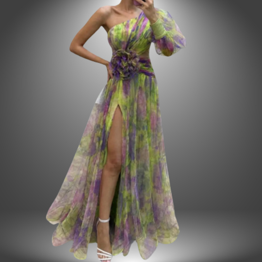 Nana | Fließendes Damenkleid im kunsthandwerklichen Stil