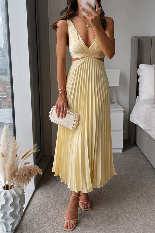 Denise | Luftiges Maxikleid mit fließender Silhouette