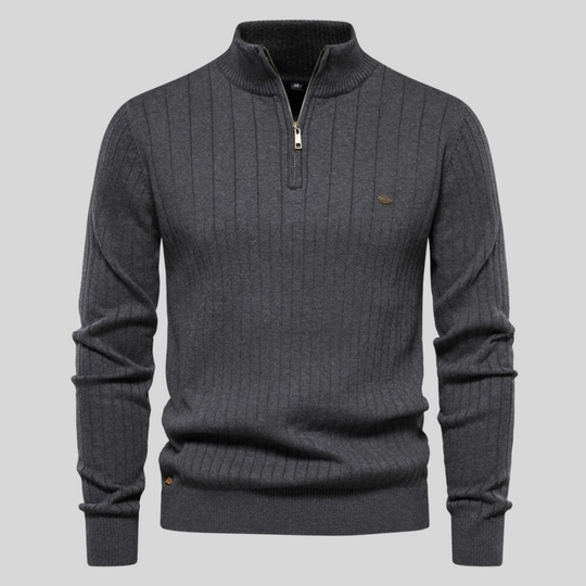 Luca | Trendiger Reißverschluss-Pullover