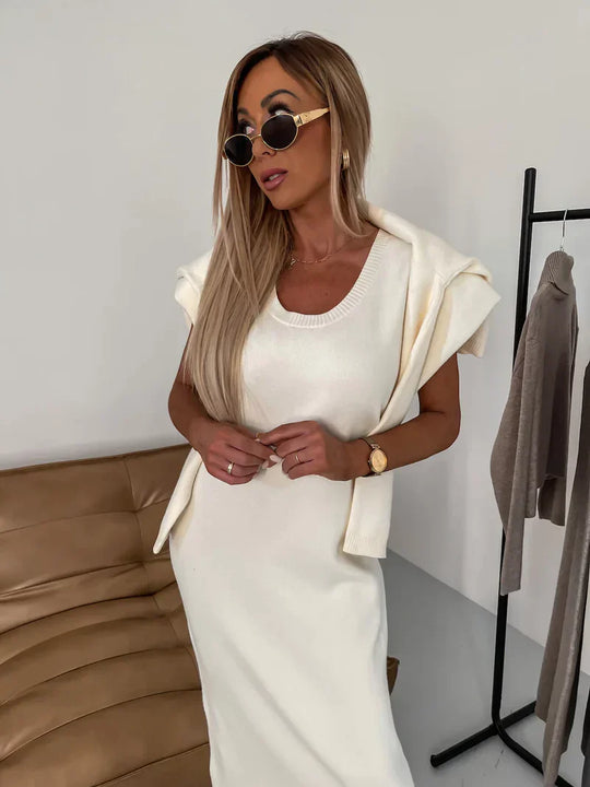 Sonja | Kleid mit Rollkragenpullover