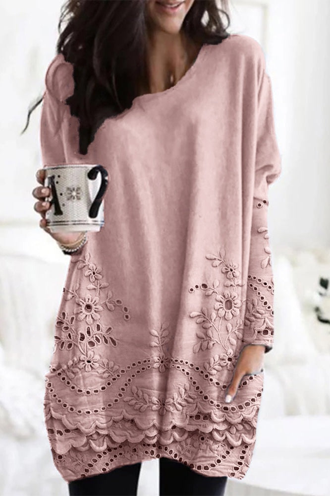 Alma | Leichte Tunika mit zarten Stickdetails