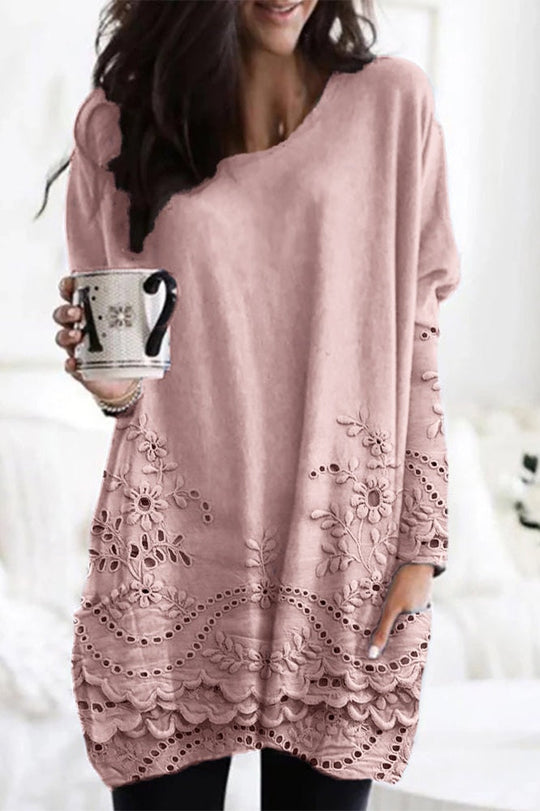Alma | Leichte Tunika mit zarten Stickdetails