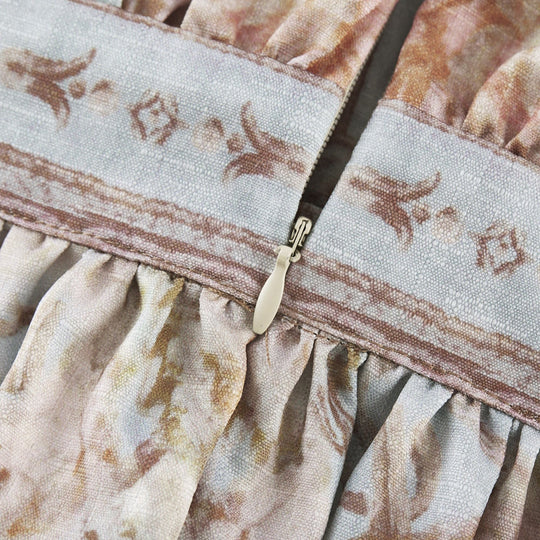 Sophie | Luftiges Midikleid mit Blumenprint und Faltendetail