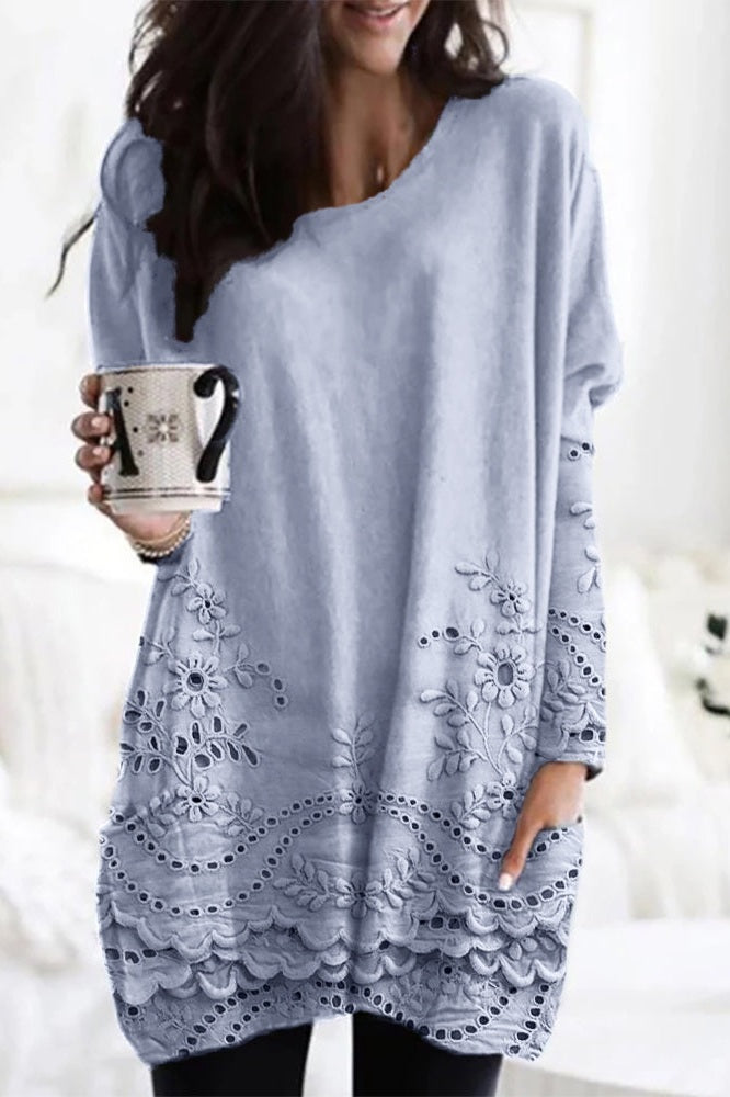 Alma | Leichte Tunika mit zarten Stickdetails