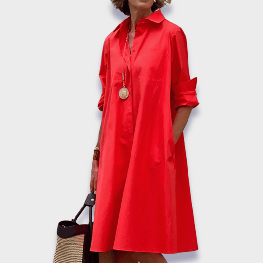 Isolde | Luftiges Polo-Sommerkleid für den Alltag