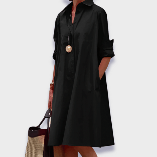 Isolde | Luftiges Polo-Sommerkleid für den Alltag
