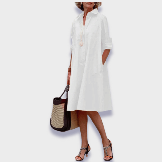 Isolde | Luftiges Polo-Sommerkleid für den Alltag