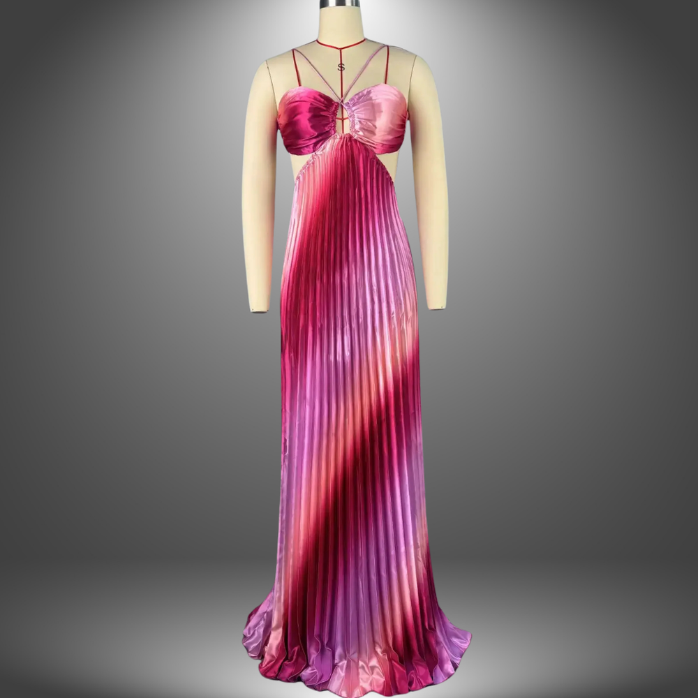 Ginevra | Glitzereffekt-Damenkleid im kunsthandwerklichen Stil