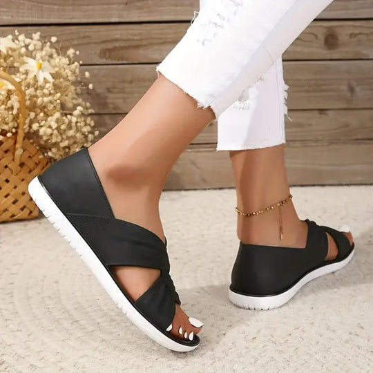 Luzia | Bequeme orthopädische Sandalen mit Schleifen-Design