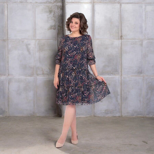 Lena | Neues Frühlingskleid mit Druck