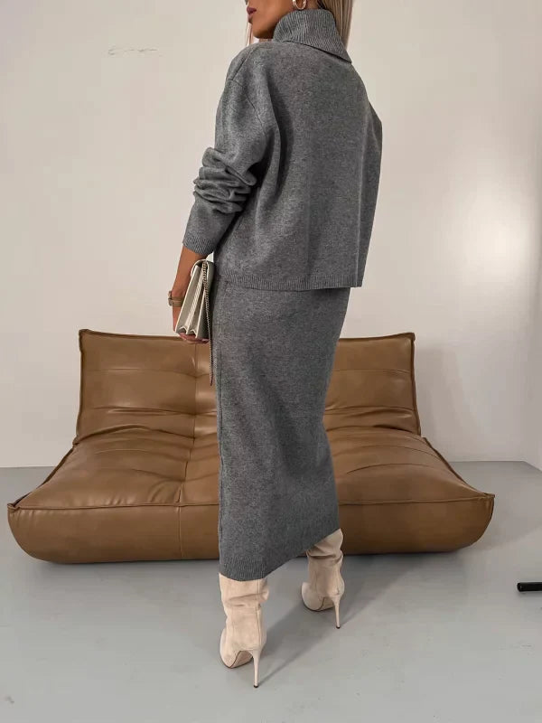 Sonja | Kleid mit Rollkragenpullover