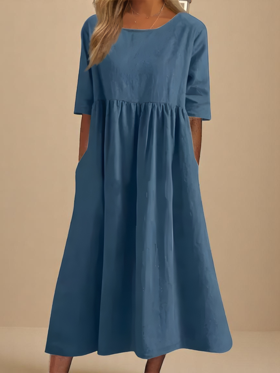 Minea | Luftiges Sommerkleid mit fließender Passform