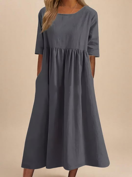 Minea | Luftiges Sommerkleid mit fließender Passform