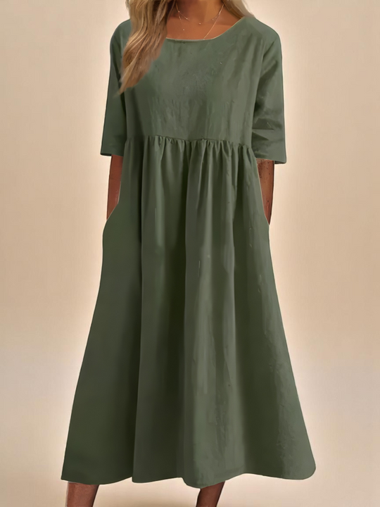 Minea | Luftiges Sommerkleid mit fließender Passform